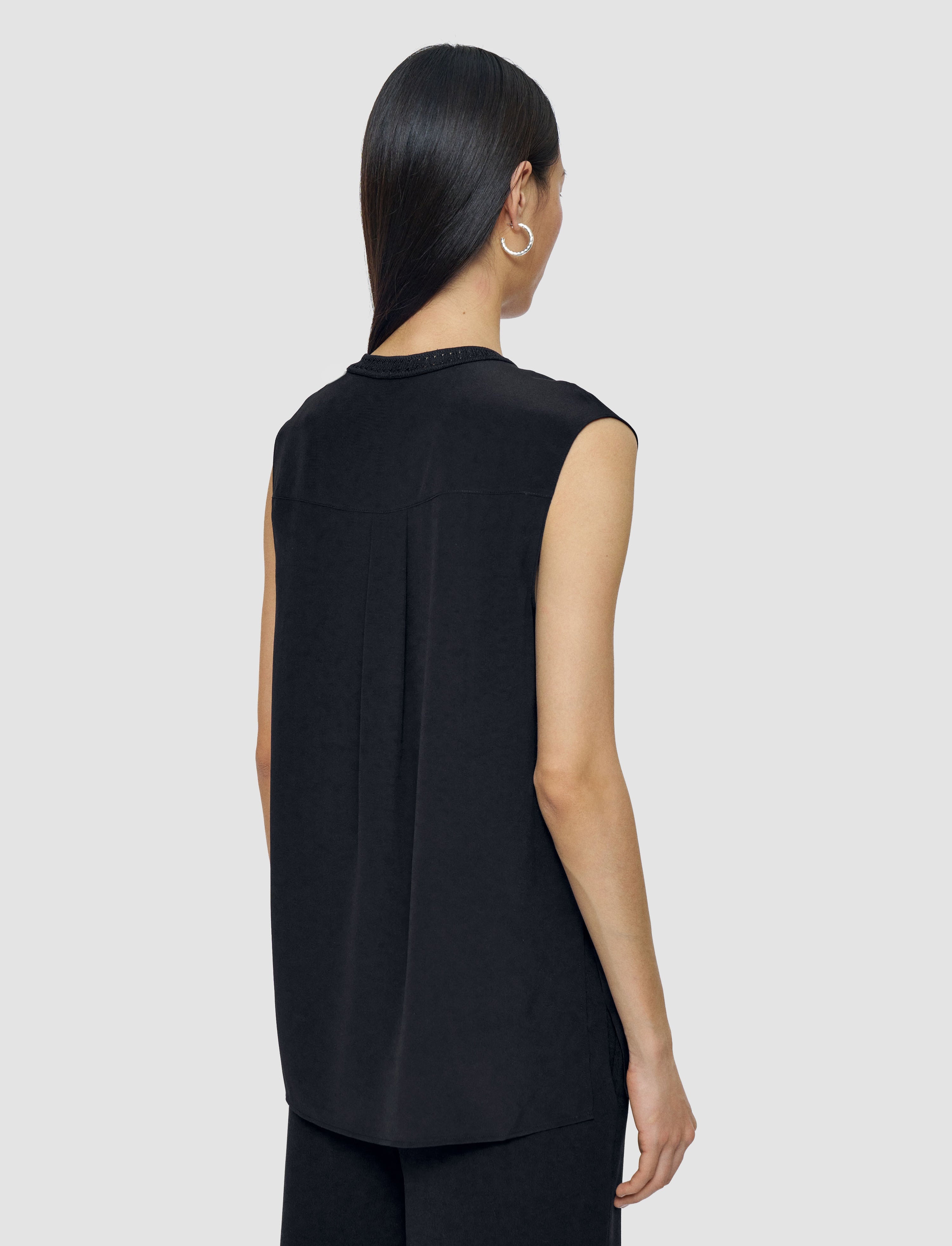 Louis Crepe de Soie Silk Blouse - 3