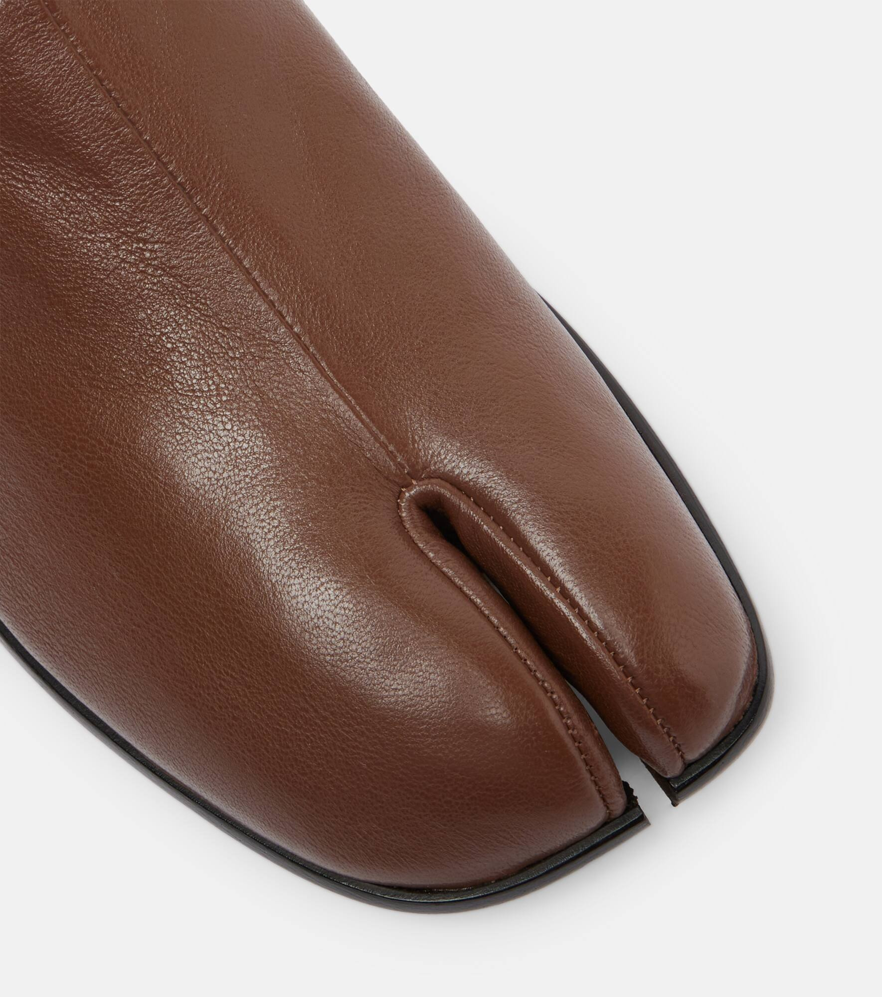 Tabi Babouche leather slip-on shoes - 5