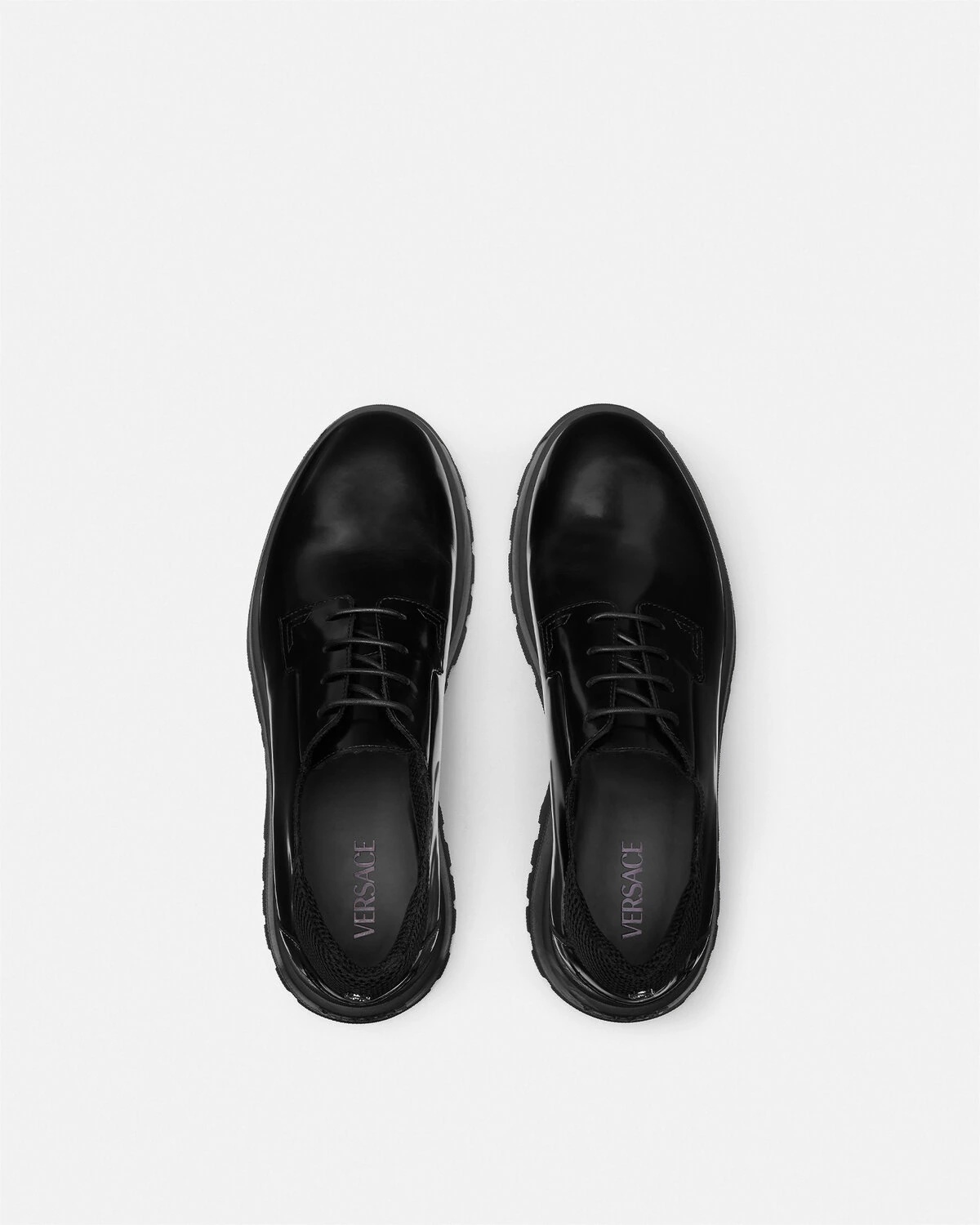 Lace-Up Derby Shoes - 4