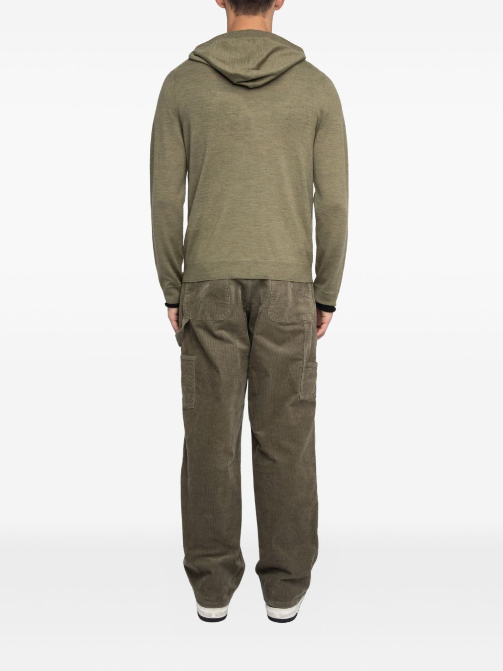 Clash zip-up hoodie - 3