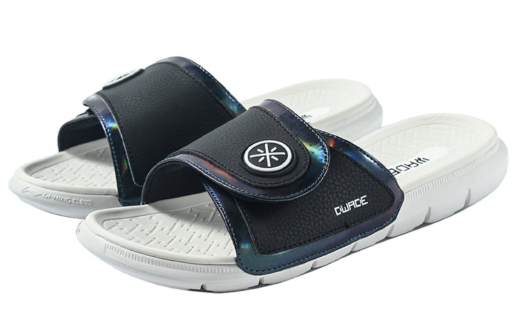 Li-Ning Unisex Sandals Black/White ABTQ009-4 - 4