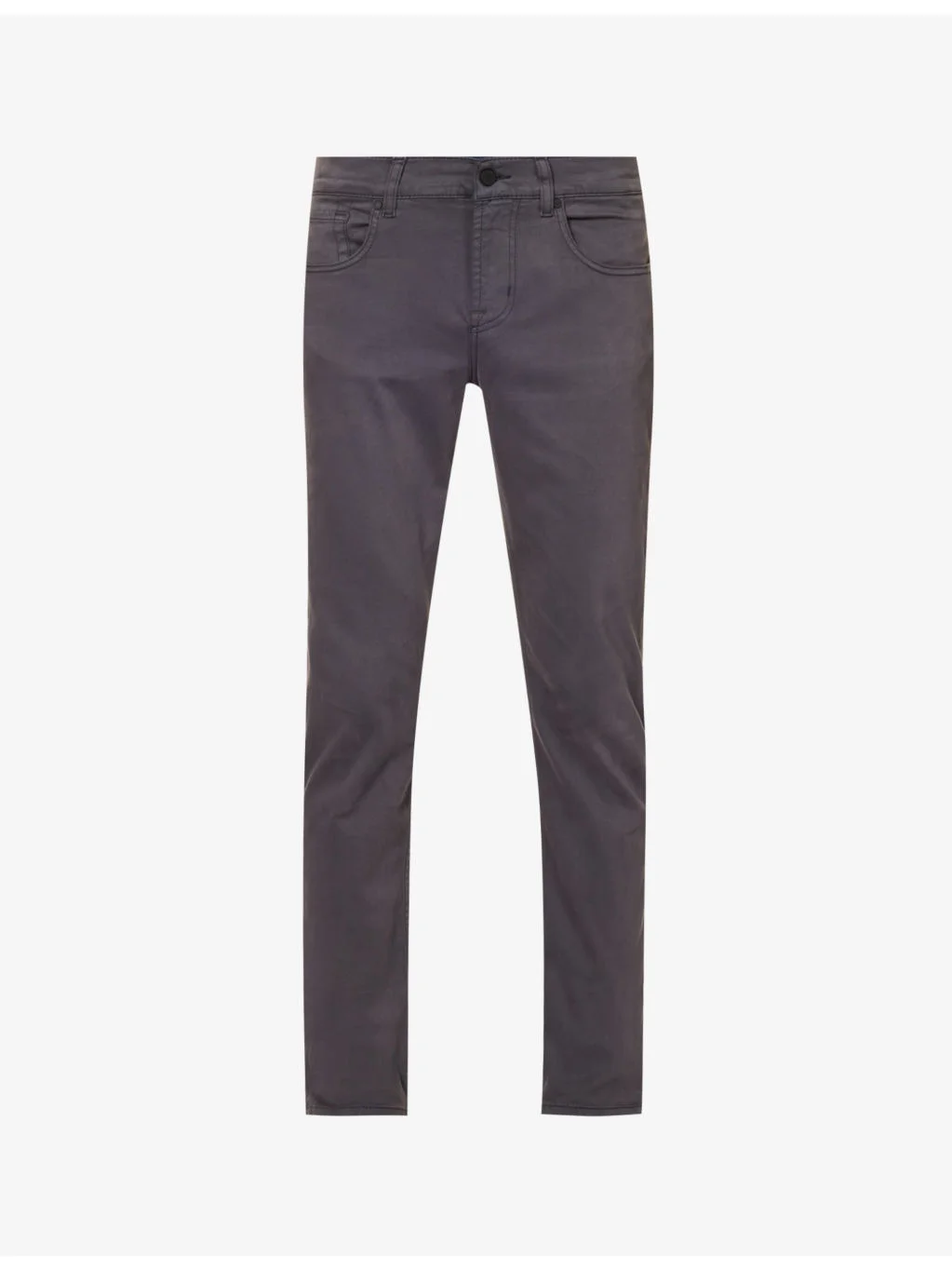Brand-patch belt-loop regular-fit stretch-denim jeans - 1