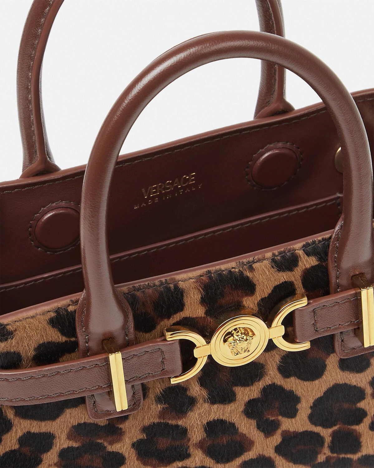 Leopard Medusa '95 Mini Tote Bag - 5