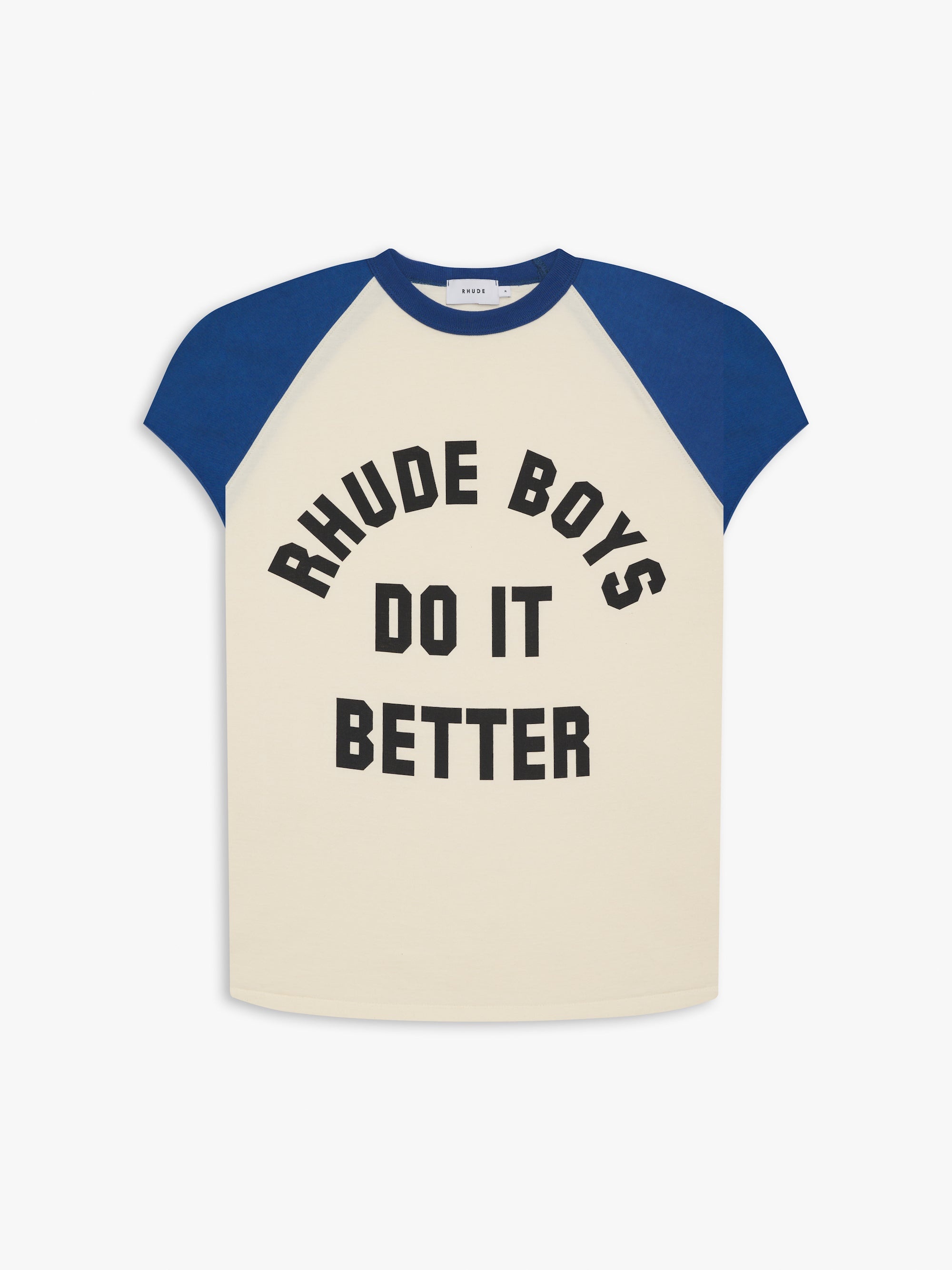 RHUDE BOYS CUTOFF RAGLAN TEE - 1