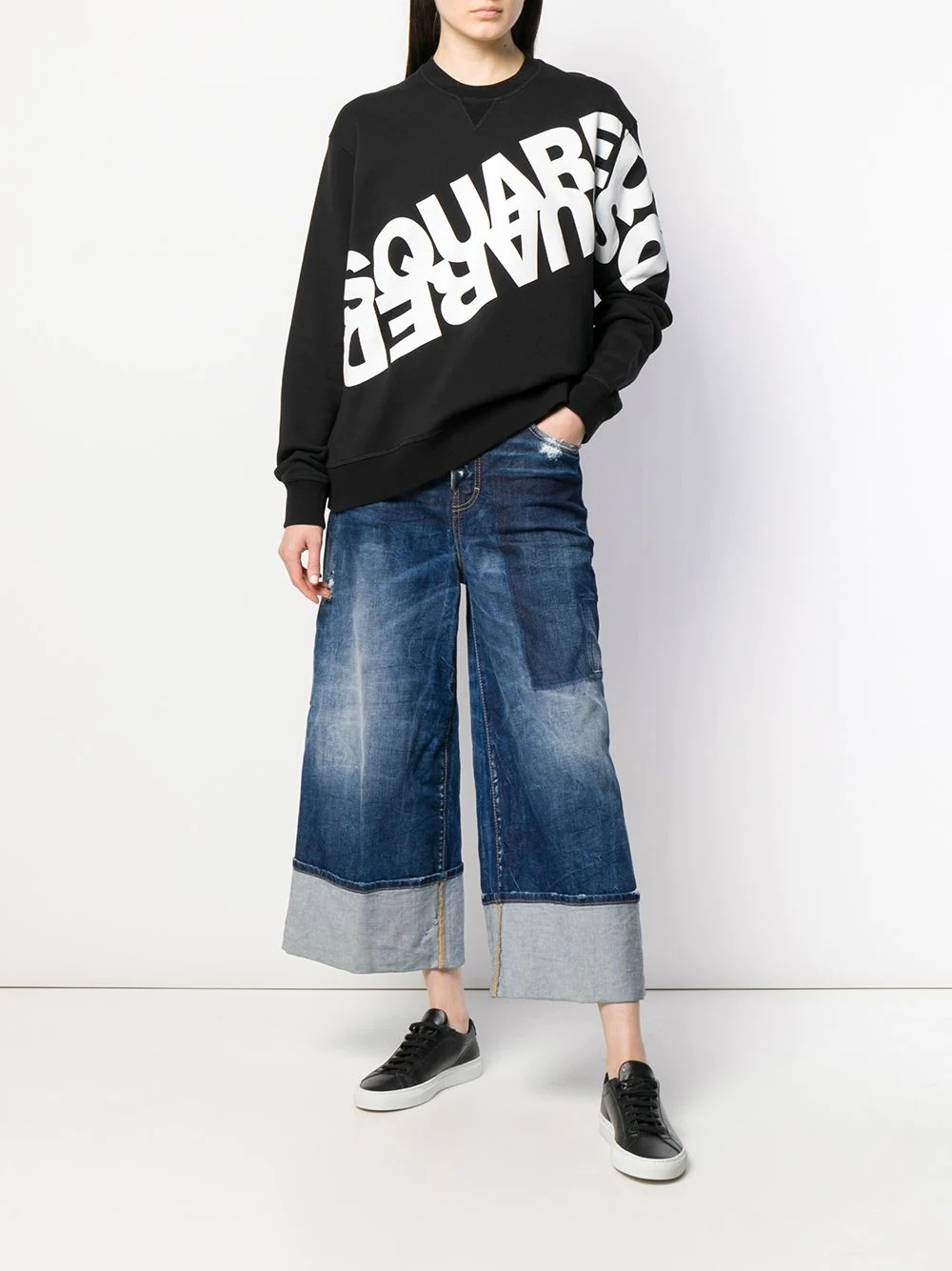 logo printed sweatshirt - 2