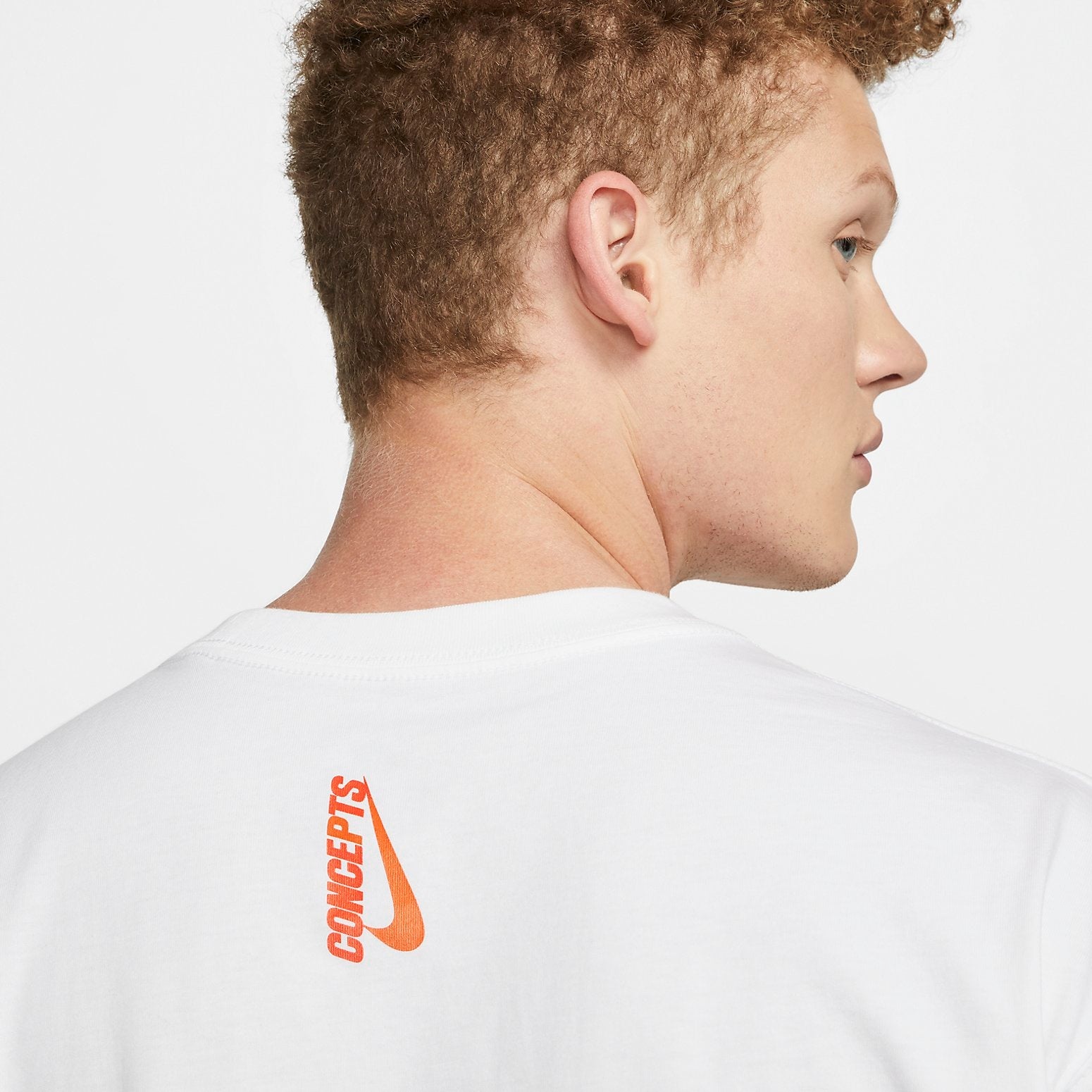 Nike SB x Concepts T-Shirt 'White Orange' DR0642-100 - 5