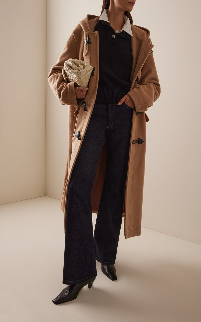 MARIE ADAM-LEENAERDT Multifunctional Wool Duffle Coat neutral outlook