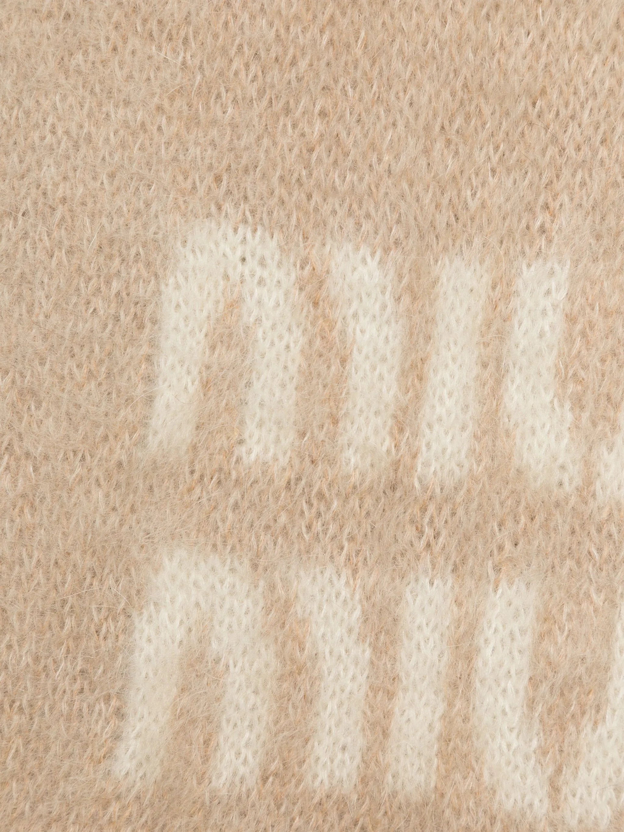 Miu Miu Logo-jacquard Fringed Scarf - 3