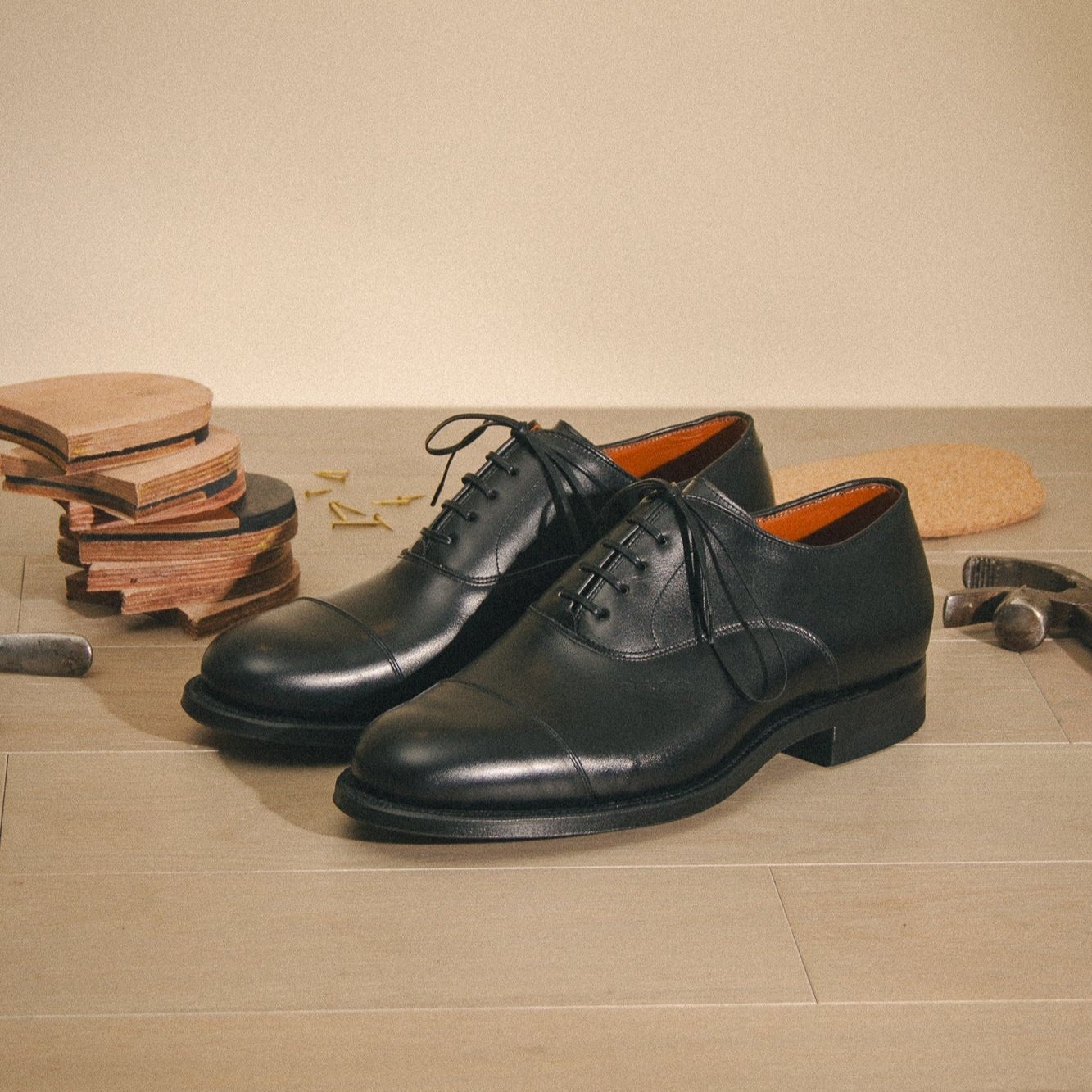 Bastion Oxford - Black Vocalou Calf - 2