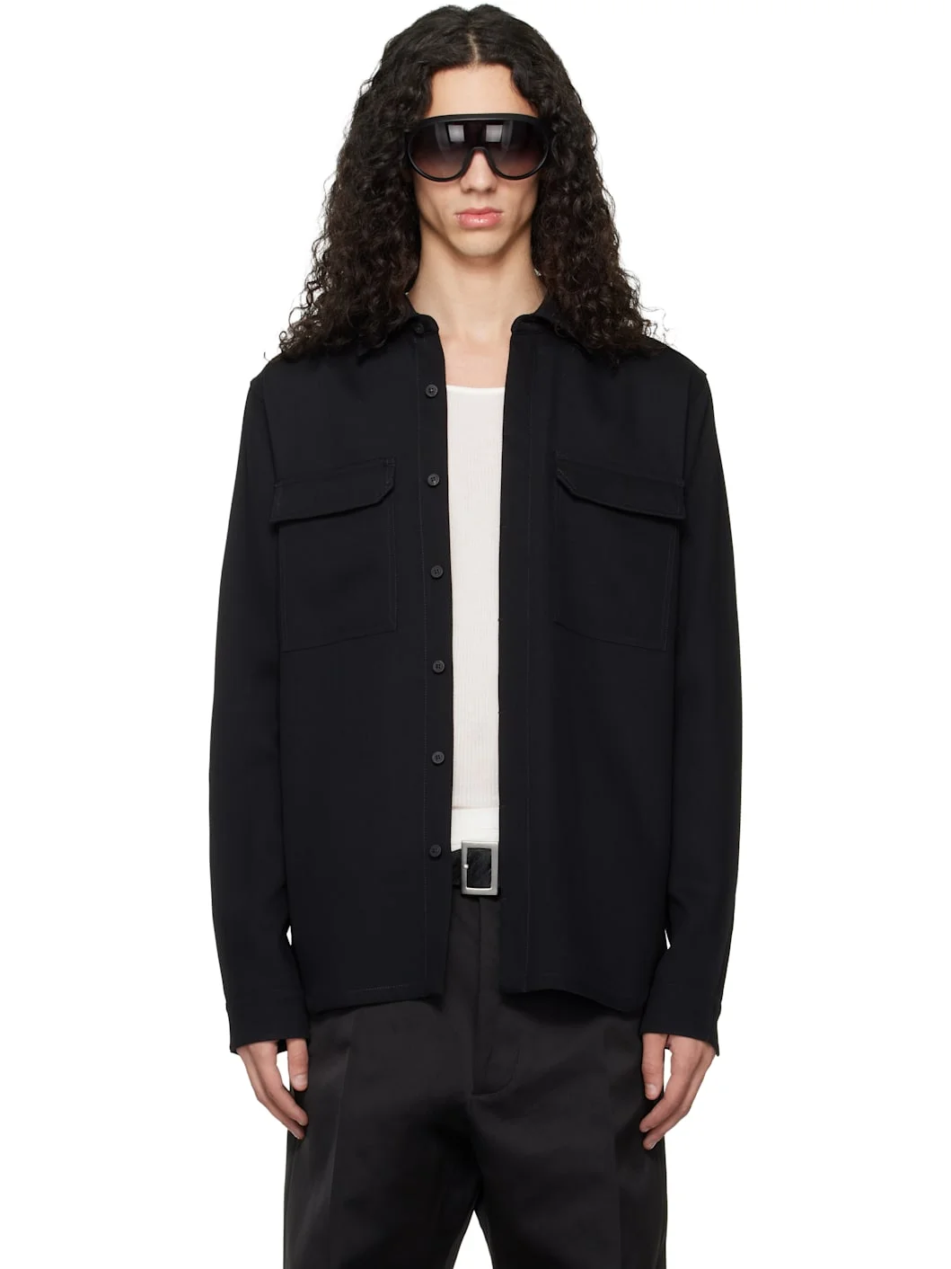 Black Temple Work Shirt - 1