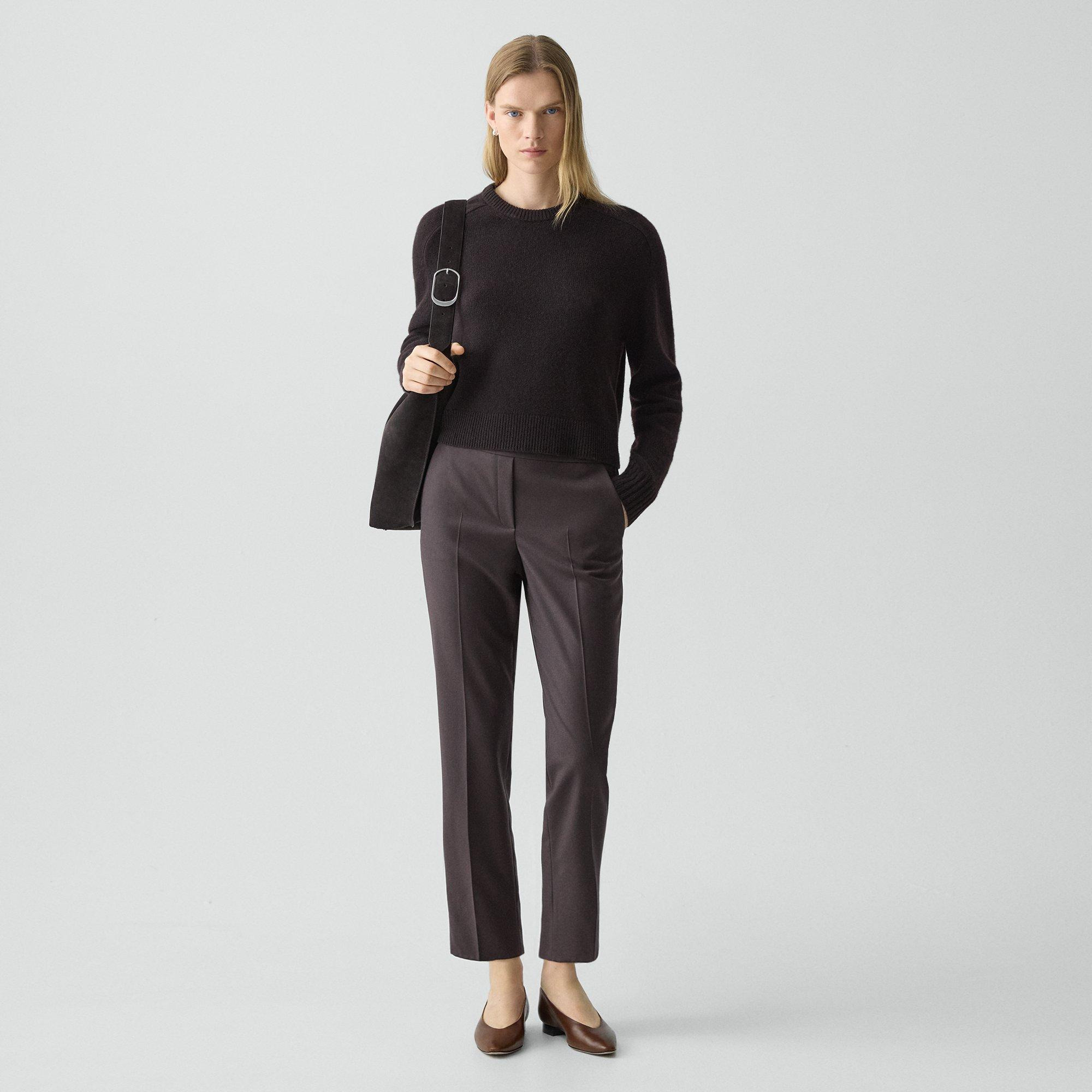 Treeca Pull-On Pant in Sleek Flannel - 2