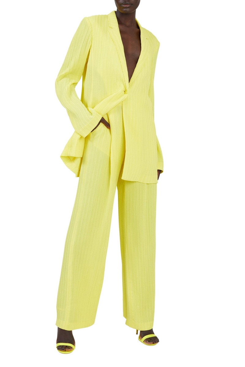LAPOINTE Textured Plisse Single Breasted Blazer outlook