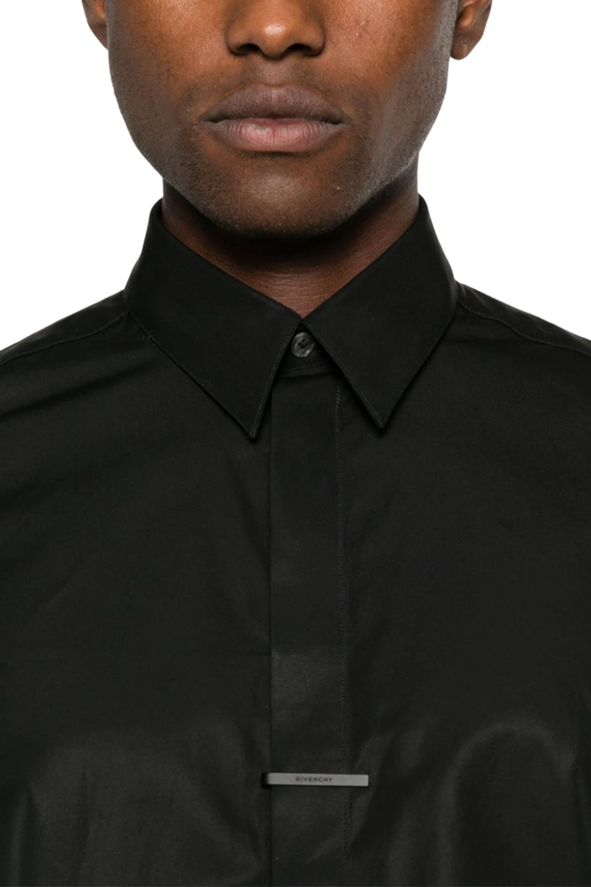 GUSSET-DETAIL COTTON SHIRT - 5