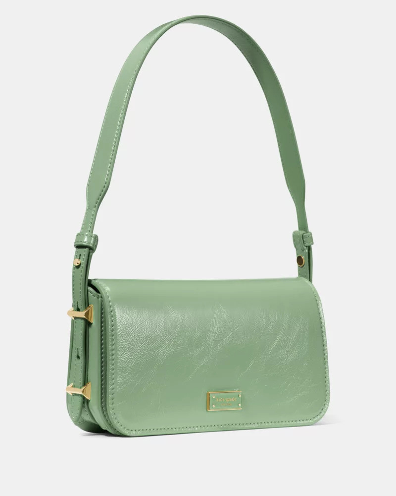 Liv Crinkle Patent Shoulder Bag 3