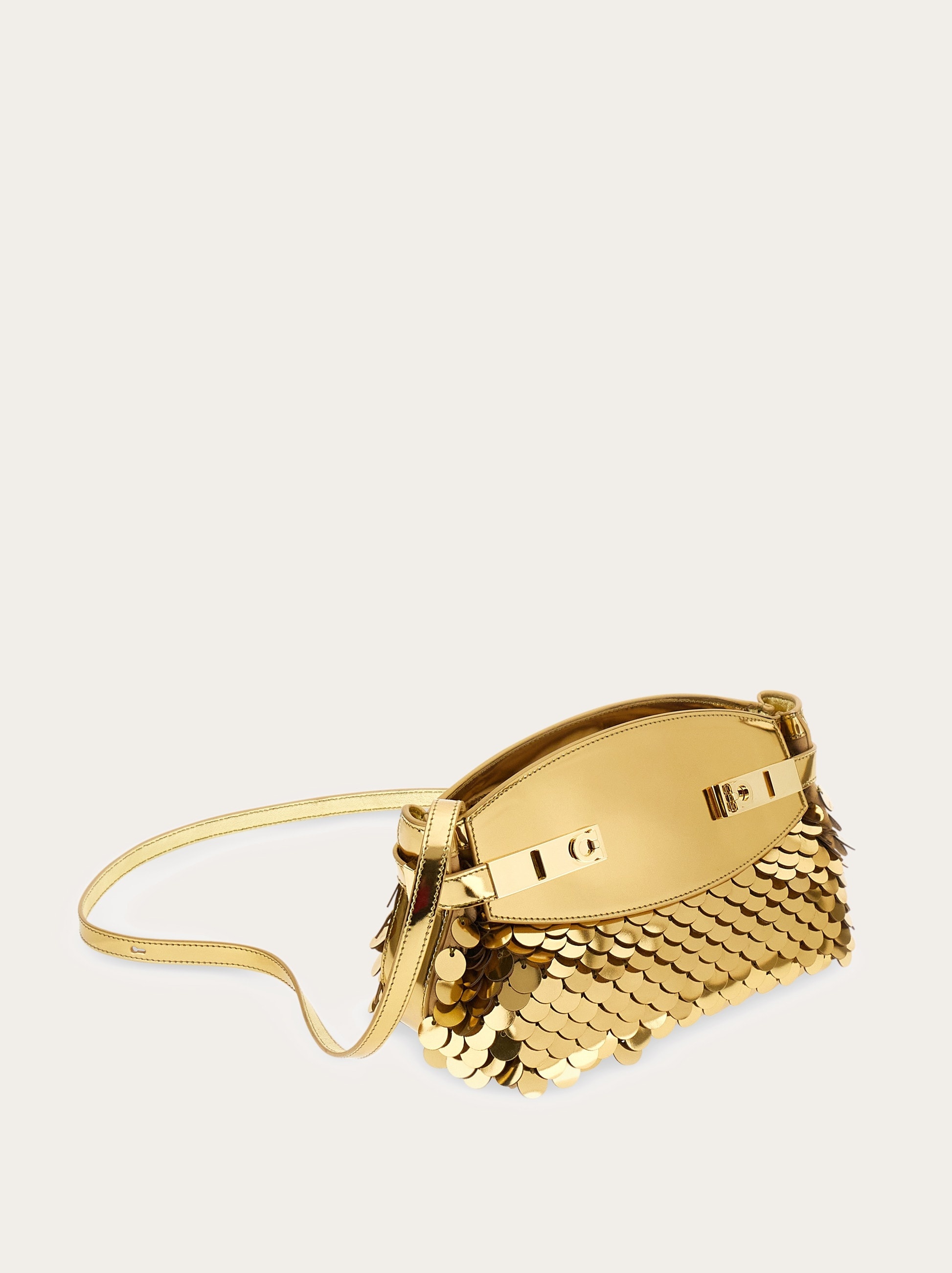Hug handbag with sequins (S) - 7