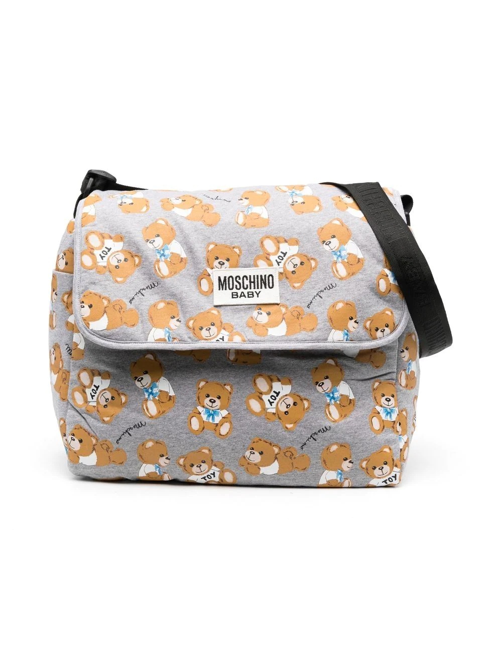 teddy bear-print baby changing bag - 1