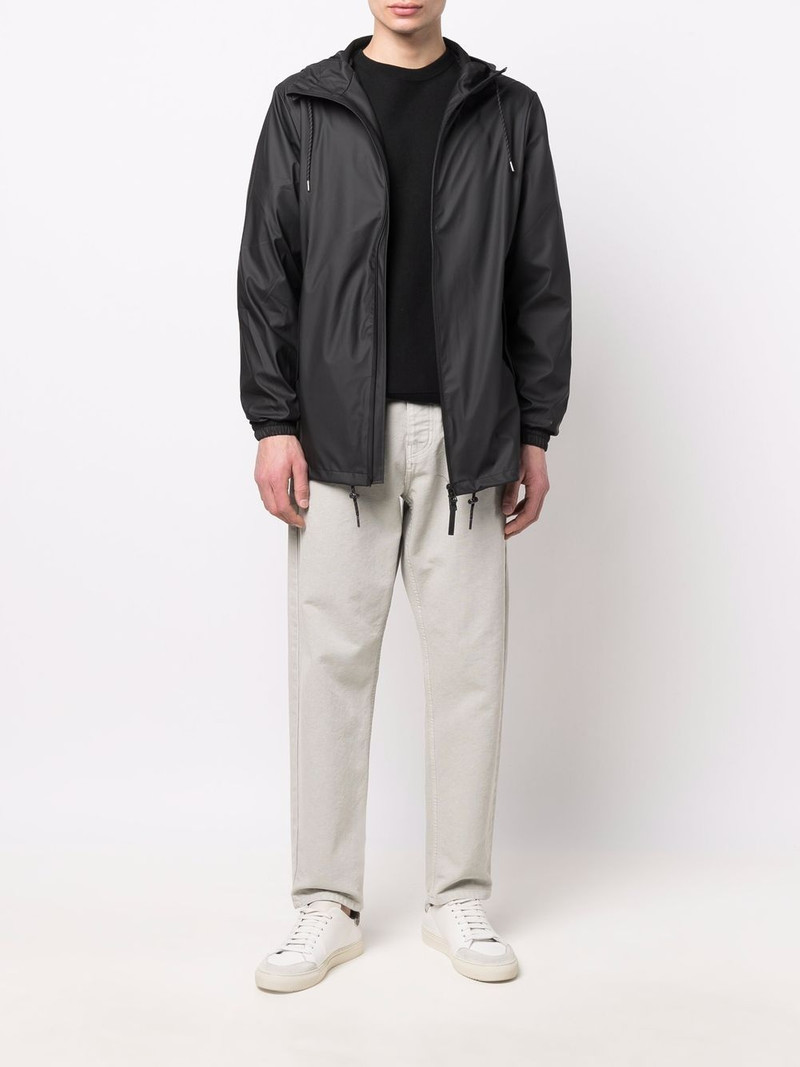 RAINS drawstring hooded jacket outlook
