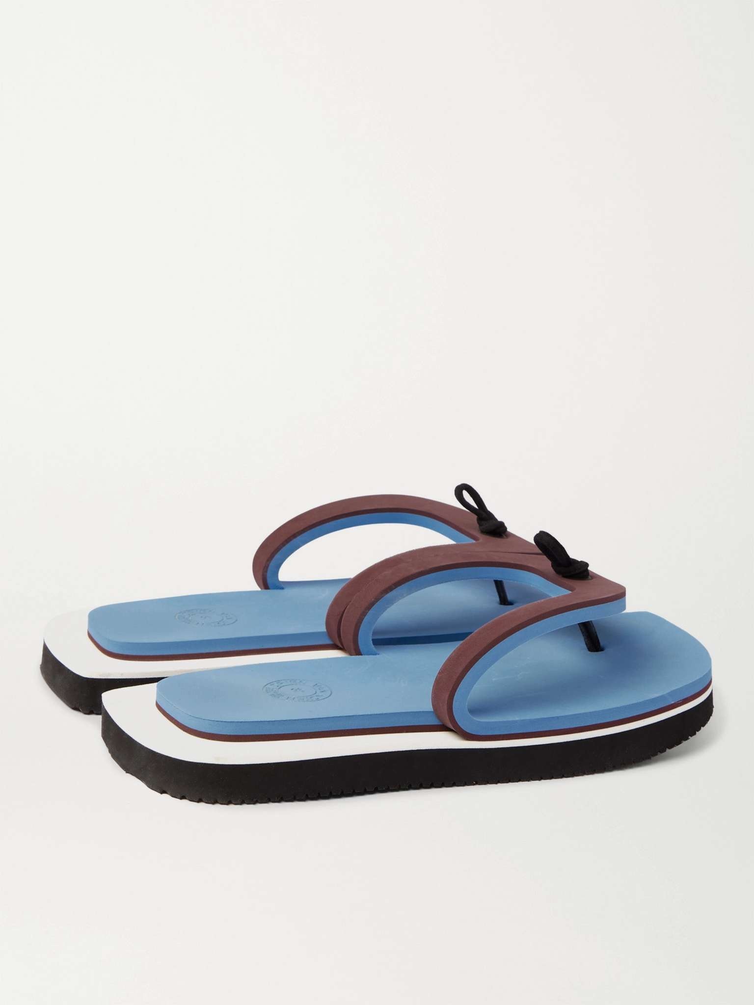 Colour-Block Foam Flip Flops - 4