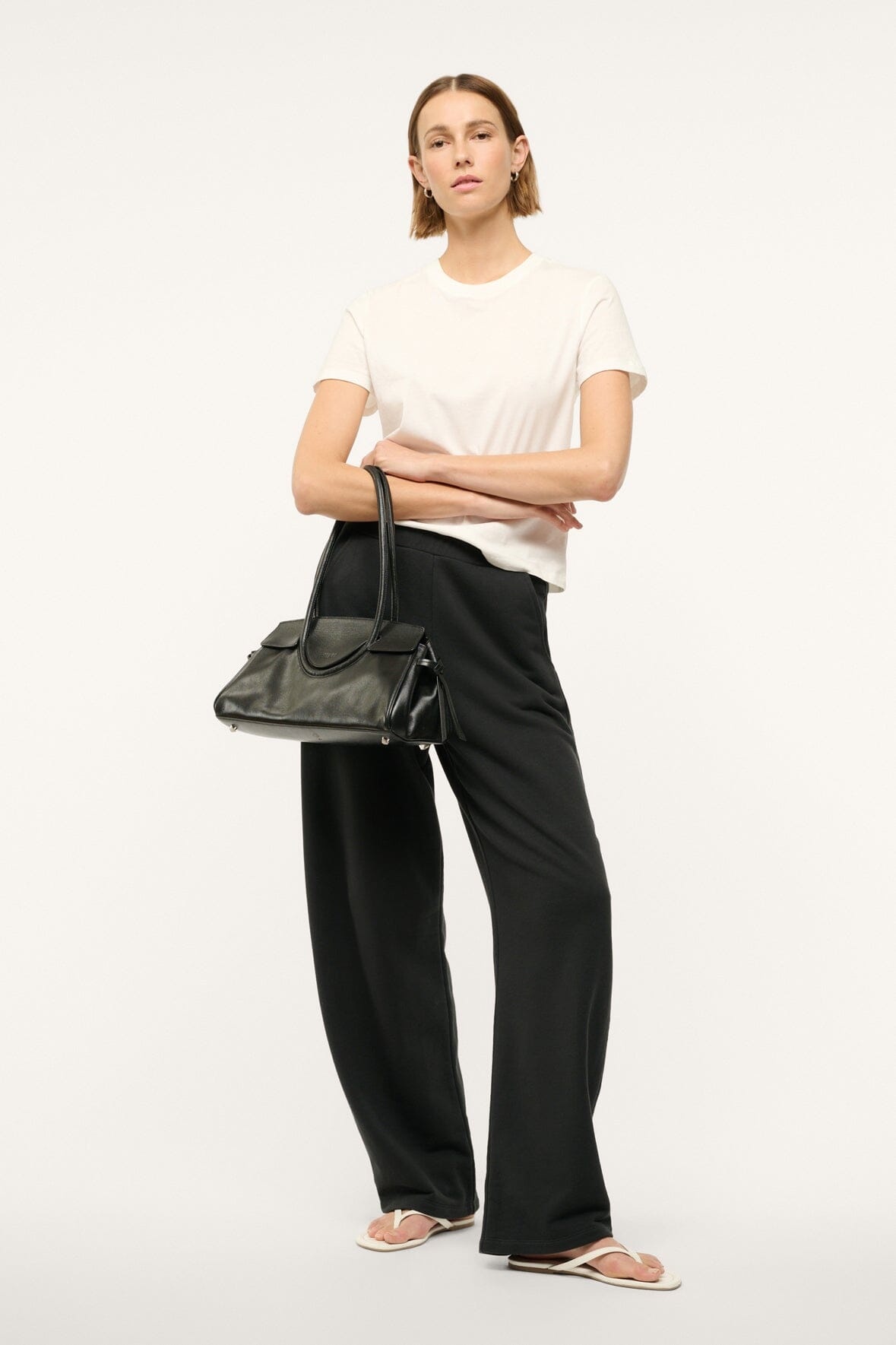 STAUD MAUDE SHOULDER BAG BLACK - 8