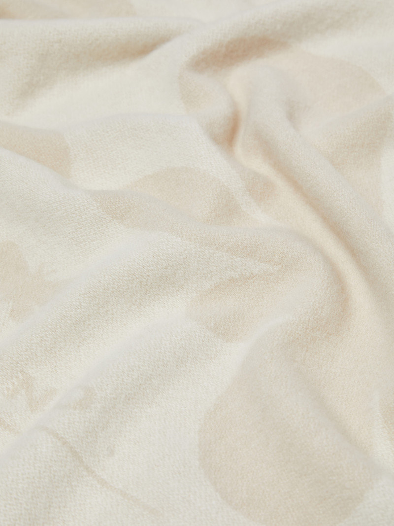 CRESTA Jacquard wool stole 3