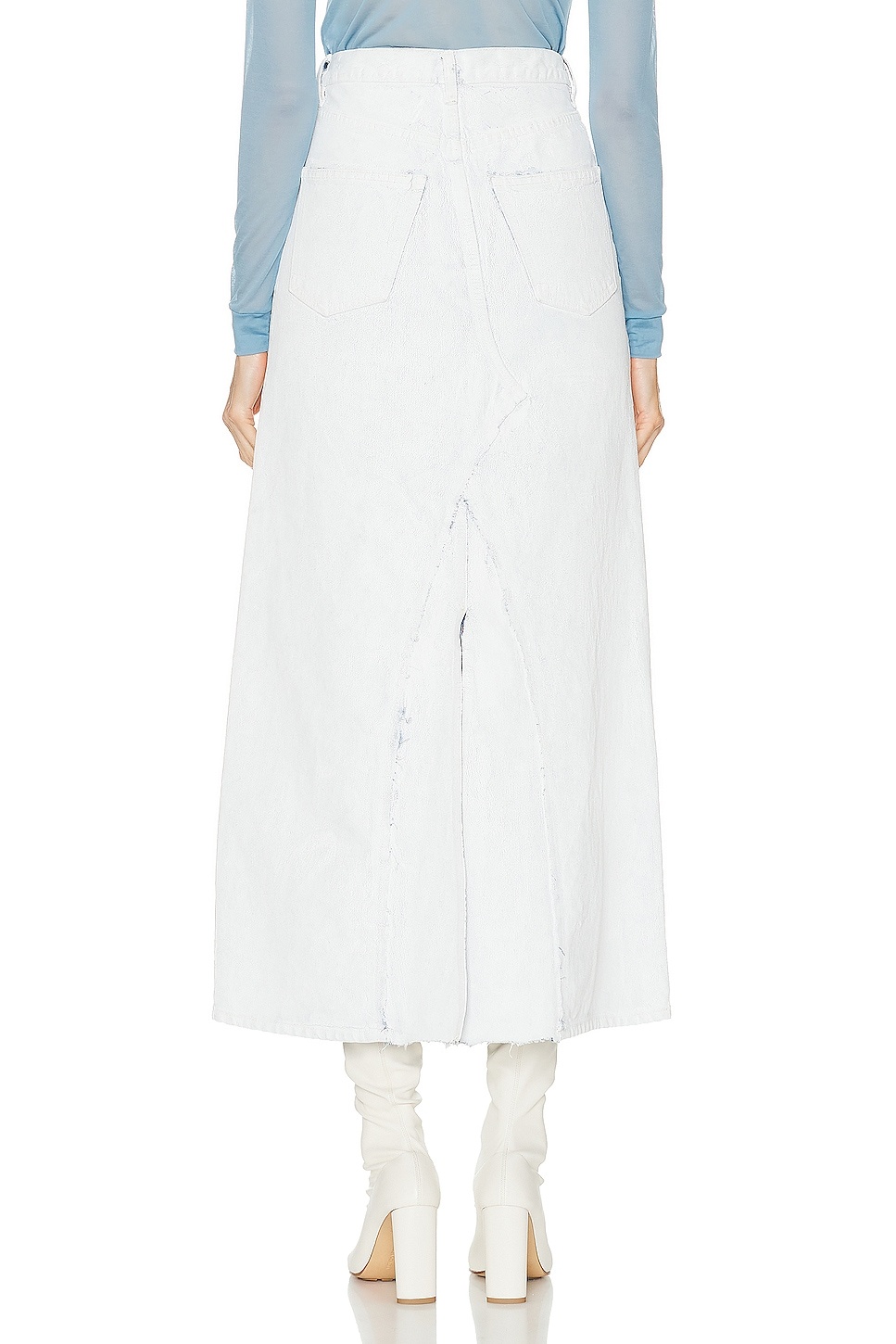 Maison Margiela Origin Denim Skirt | forward | REVERSIBLE