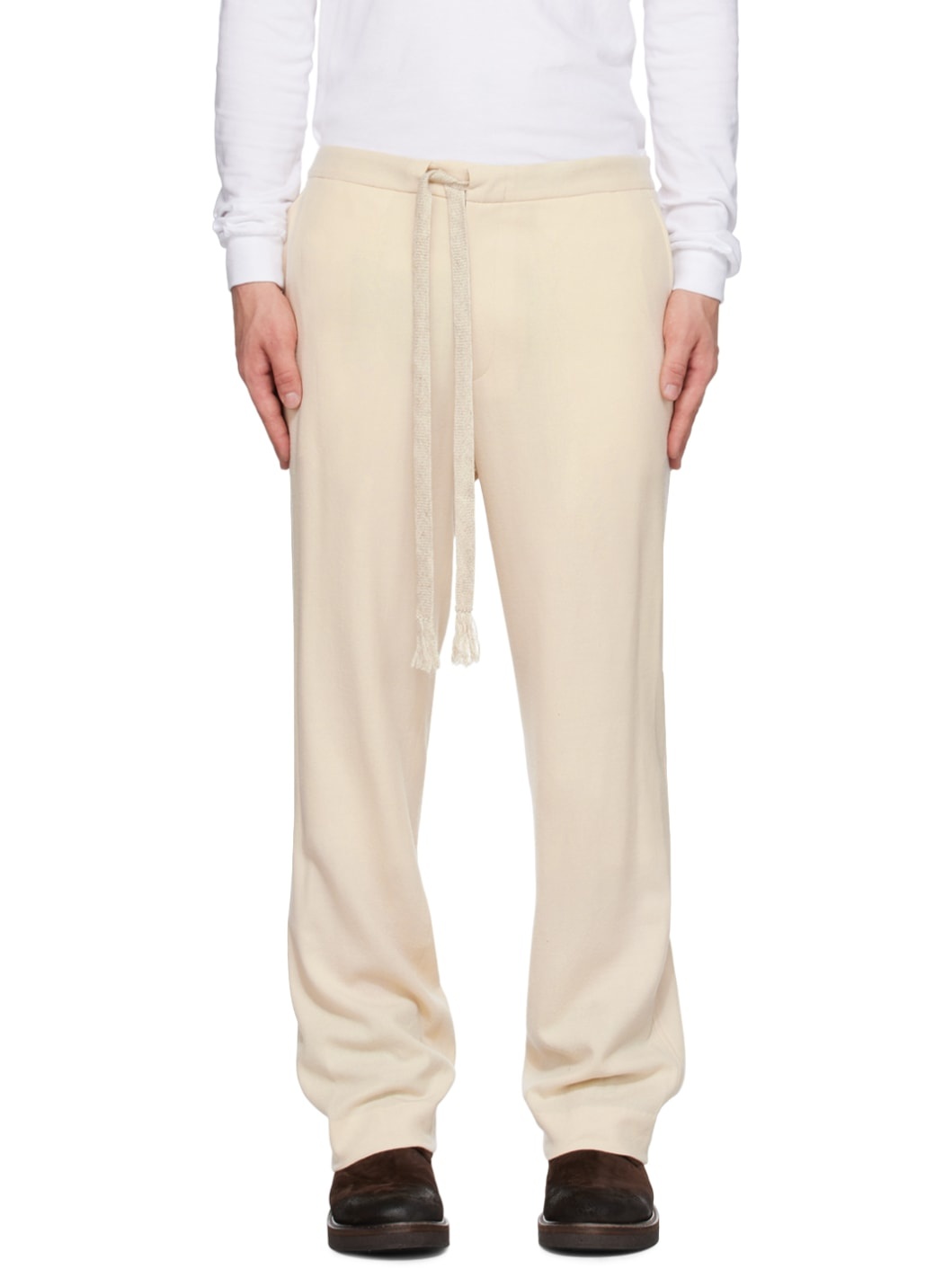 Off-White Viyella Easy Trousers - 1