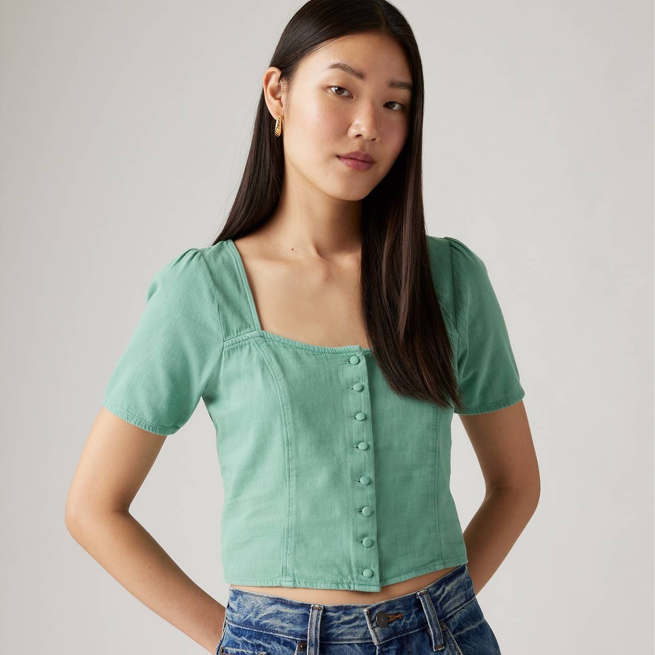 PASCALE SHORT SLEEVE BLOUSE - 3