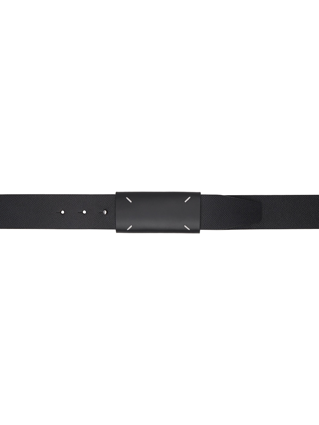 Black Tab-Slot Belt - 1