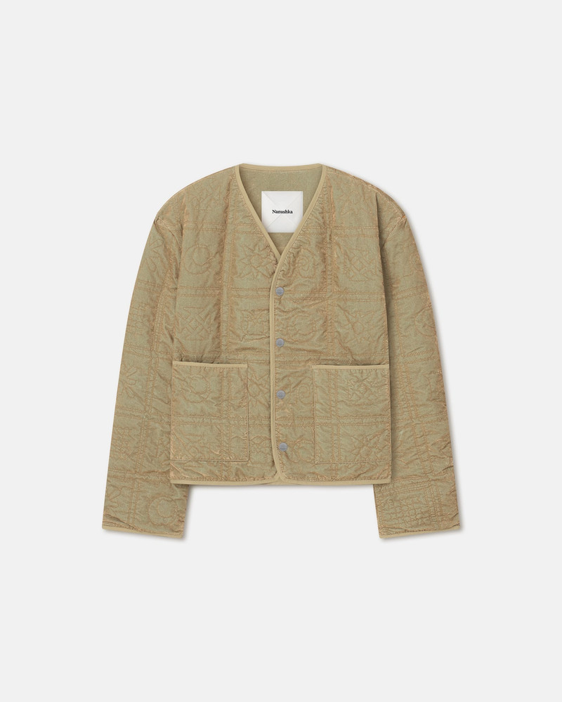 Quilted Tech-Velvet Jacket 1