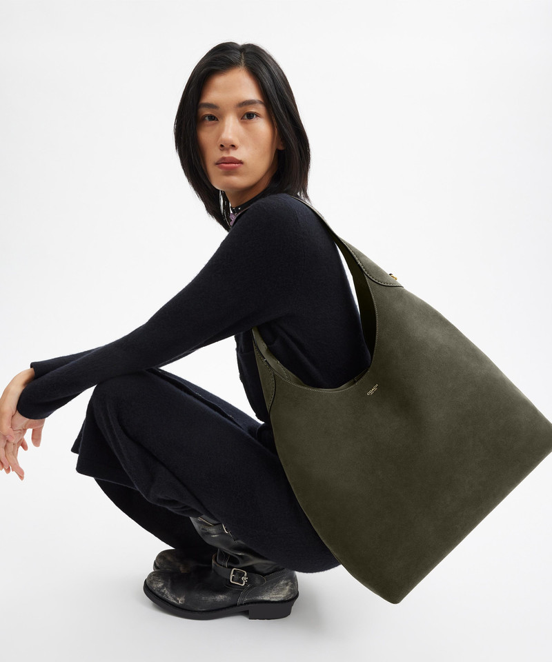 COACH Brooklyn Suede Shoulder Bag 39 outlook