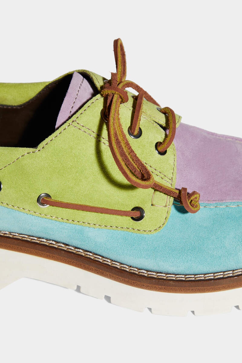 PREPPY PASTEL BOAT SHOES - 4