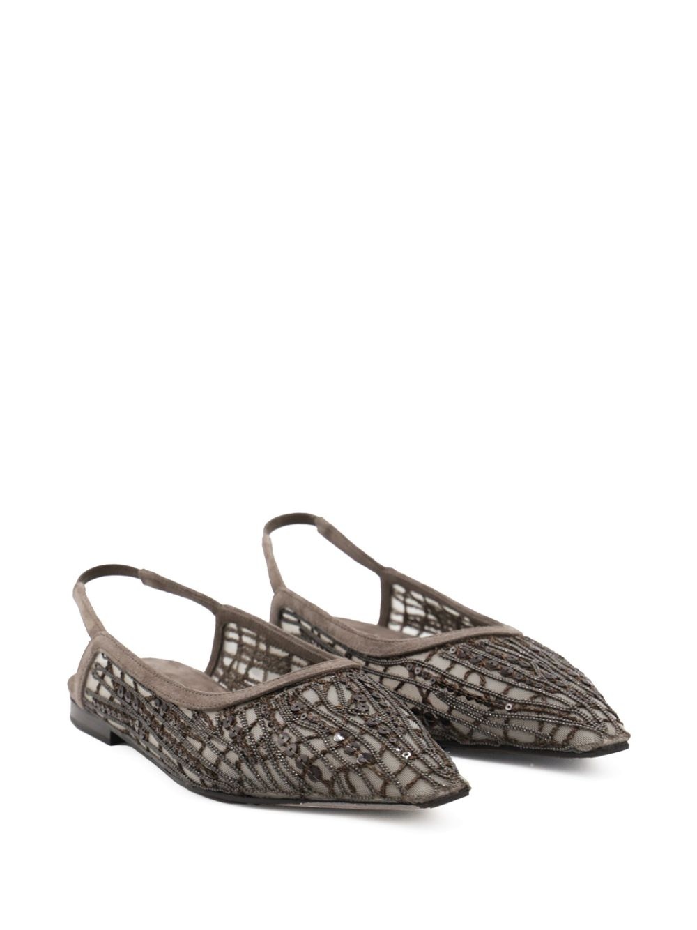 beaded ballerina pumps - 2