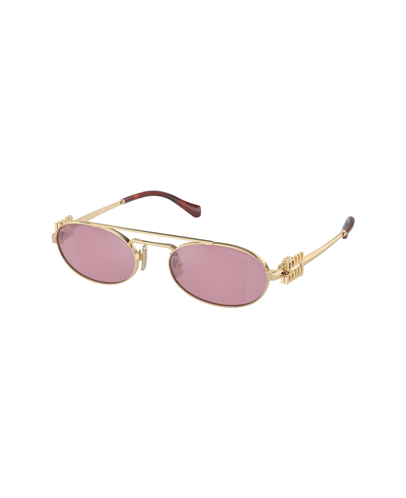 Miumiu 0mu 54zs Miu Logo Zvn50d Oro Sunglasses - 2