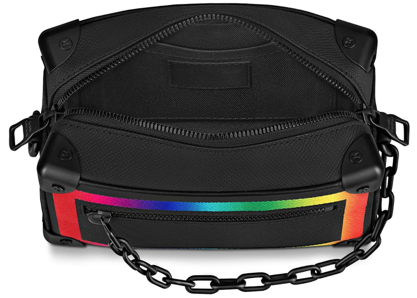Louis Vuitton Soft Trunk Taiga Mini Black/Rainbow - 3