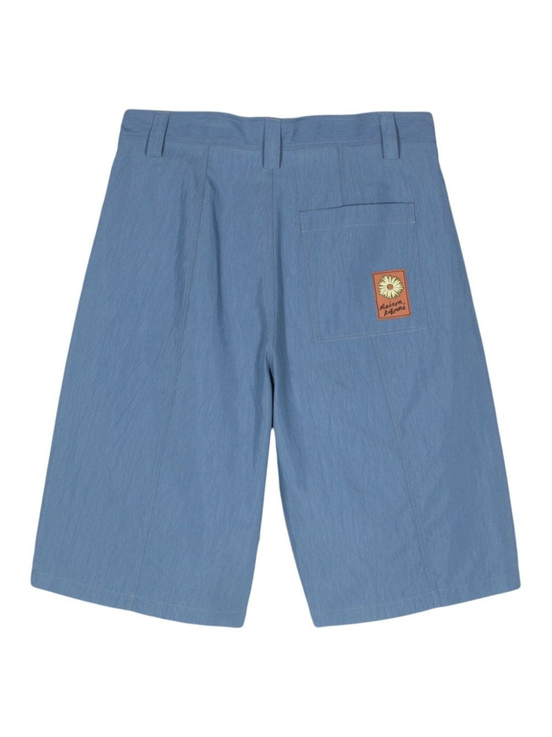 Maison Kitsuné logo-patch bermuda shorts outlook