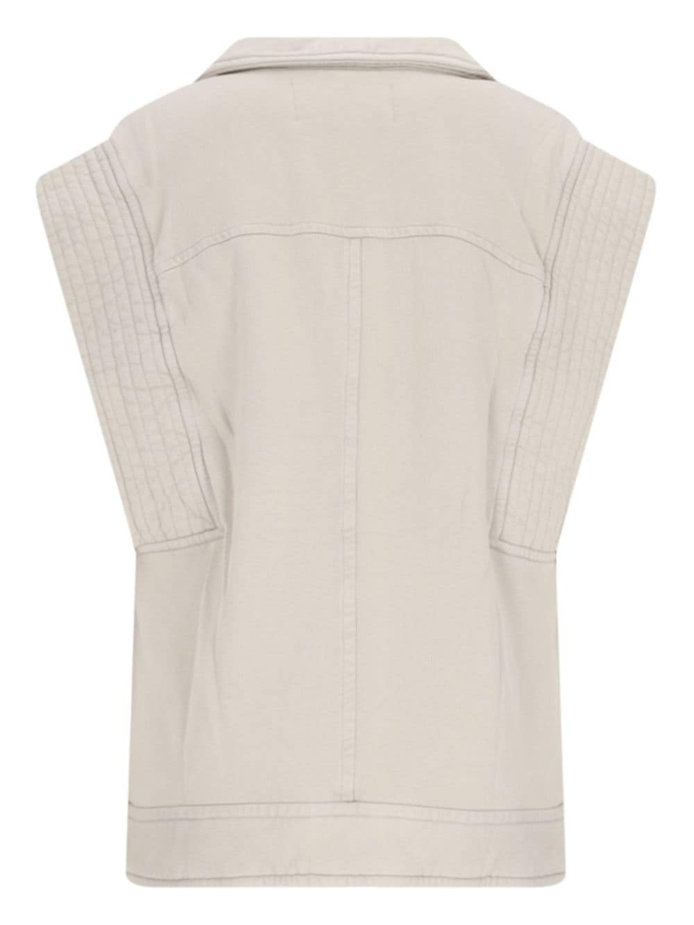 cotton gilet - 2