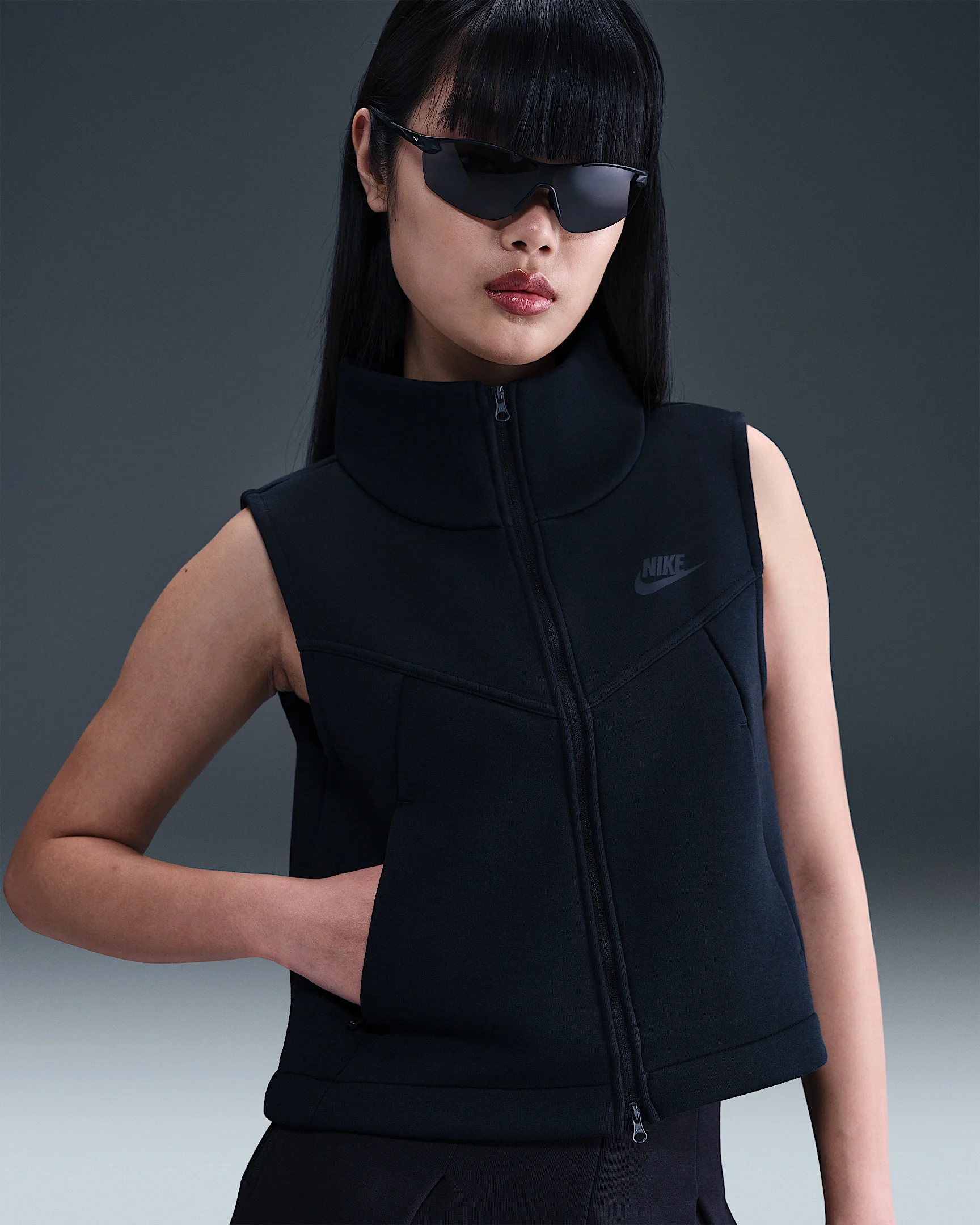 Nike Sportswear Tech Fleece Women's Full-Zip Vest - 1