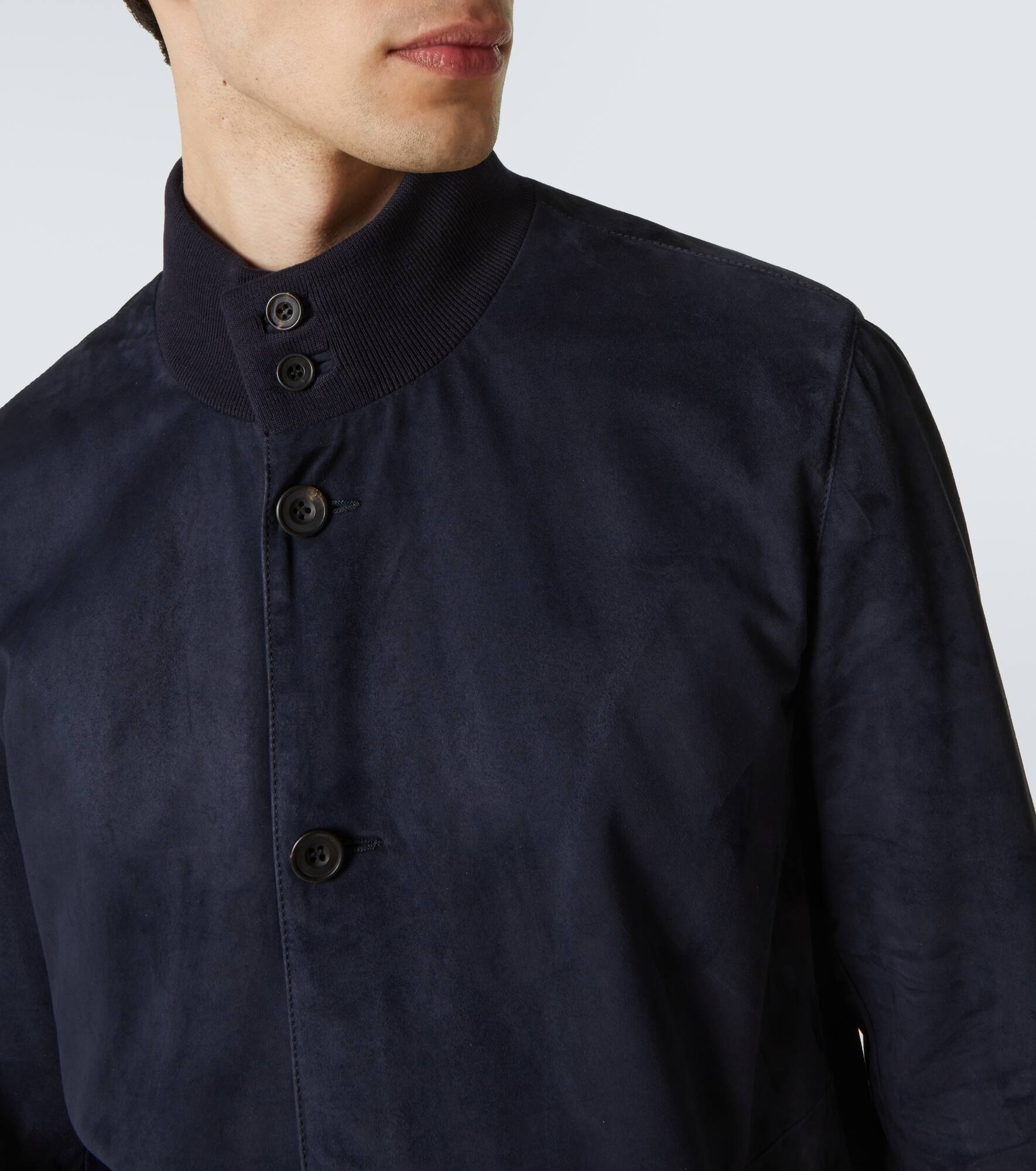 Suede bomber jacket - 6