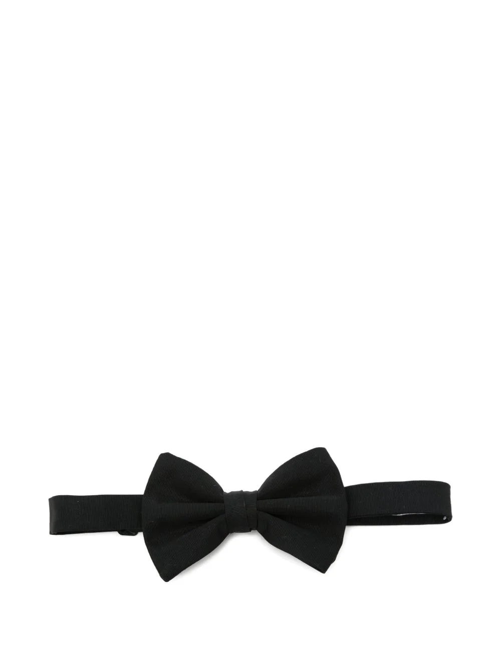 ribbed-knit bow tie - 1