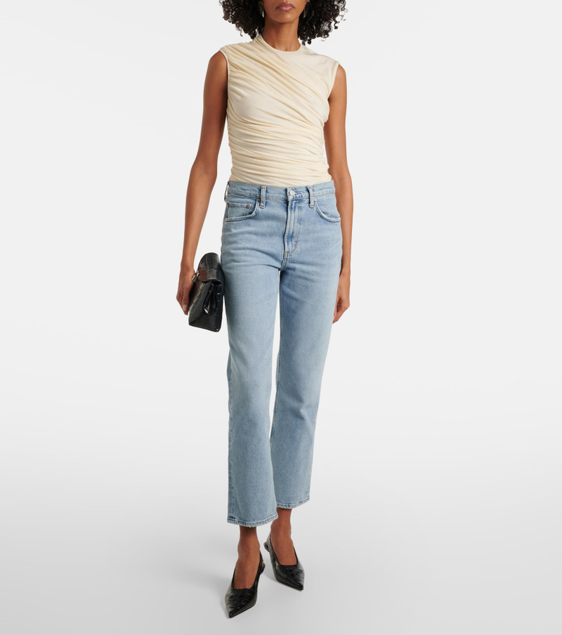 AGOLDE Valen mid-rise straight jeans outlook