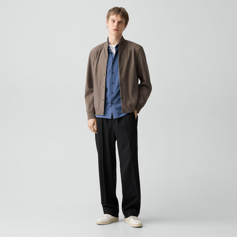 Theory Murphy Bomber Jacket in Precision Ponte outlook