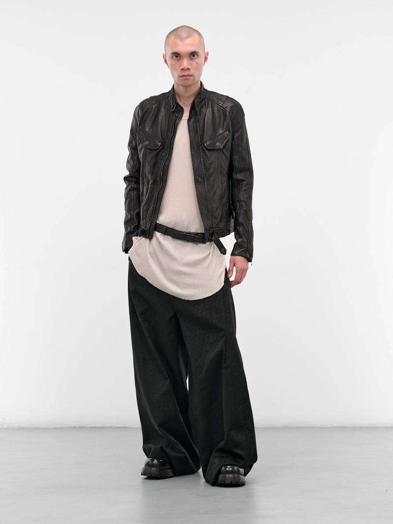 Julius White Cotton-Silk Ribbed Tee outlook