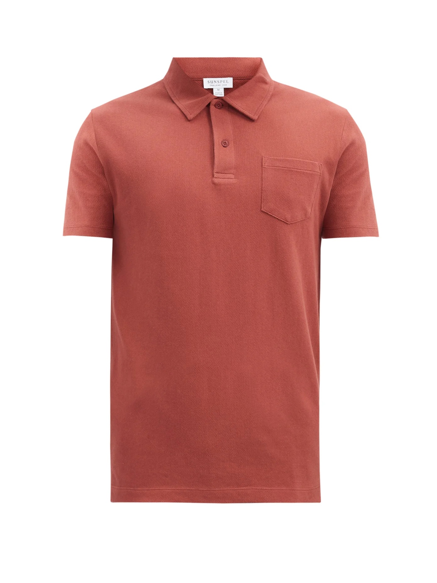 Riviera cotton-piqué polo shirt - 1