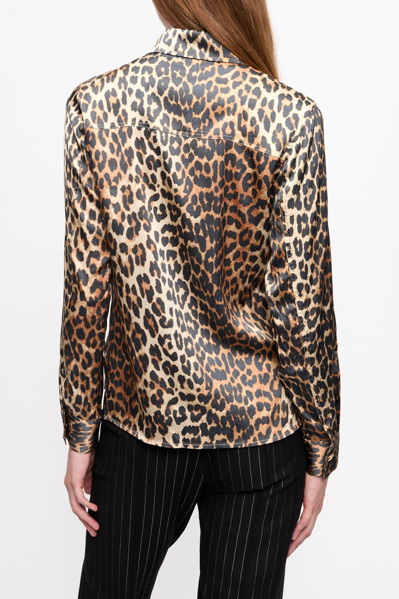 LEOPARD PRINT SATIN SHIRT 3