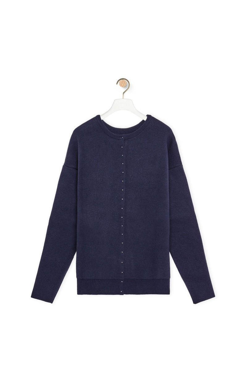 Loewe Open back sweater in wool outlook
