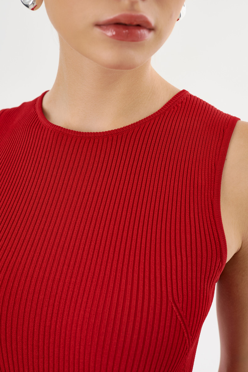 SHAY | Rib Knit Mini Dress 4