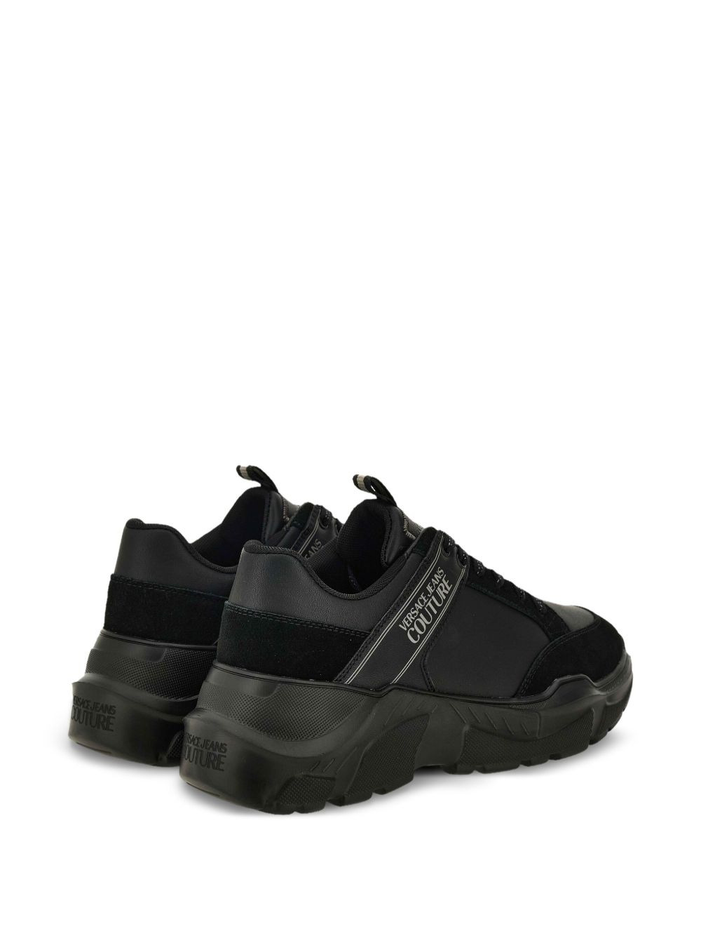 logo-patch chunky sneakers - 2