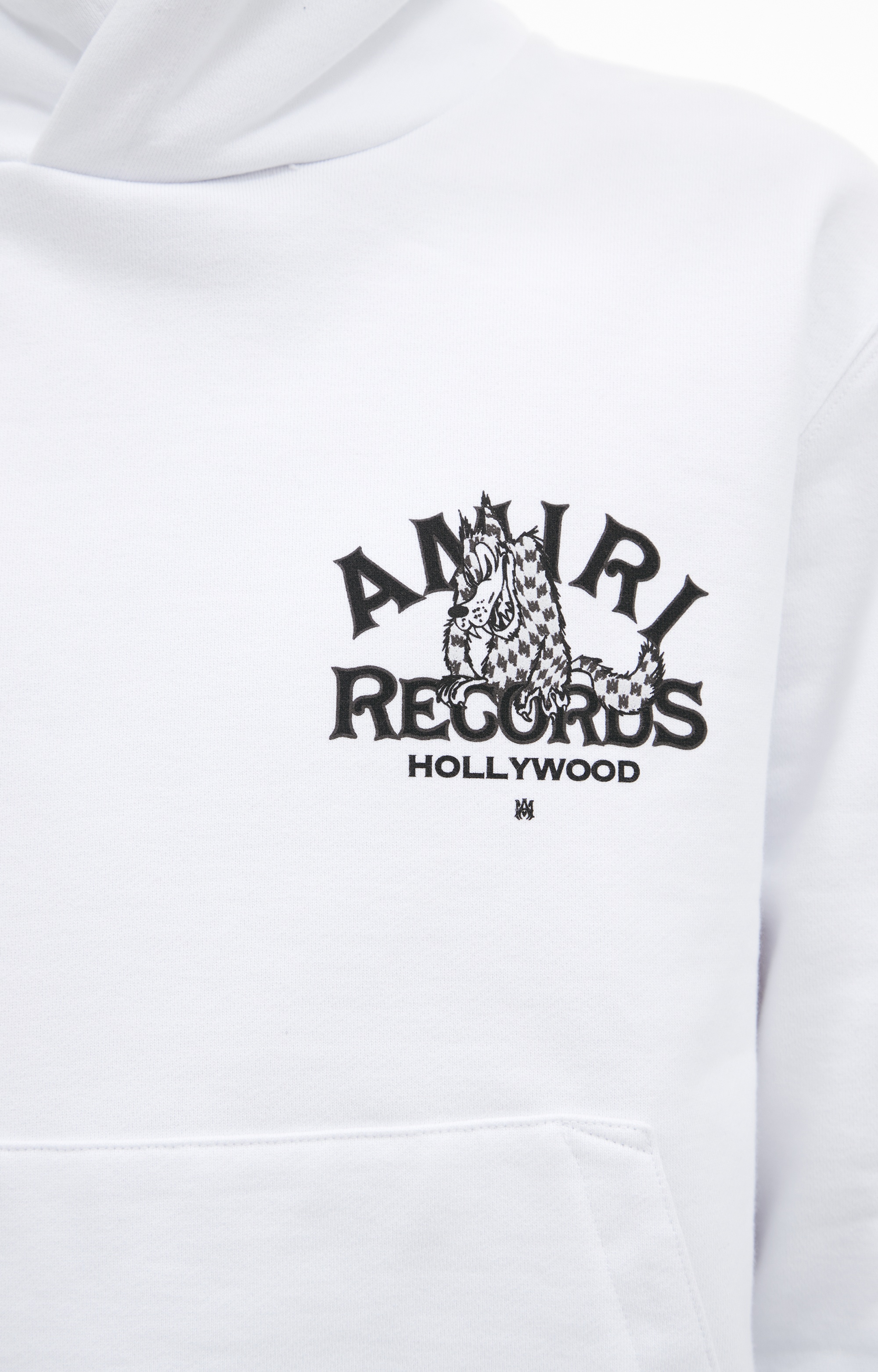 WHITE LOGO HOODIE - 4