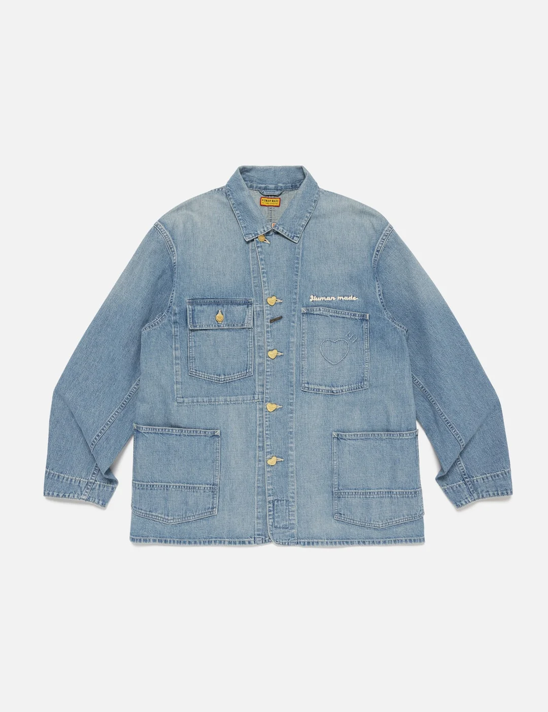 DENIM COVERALL JACKET - 1