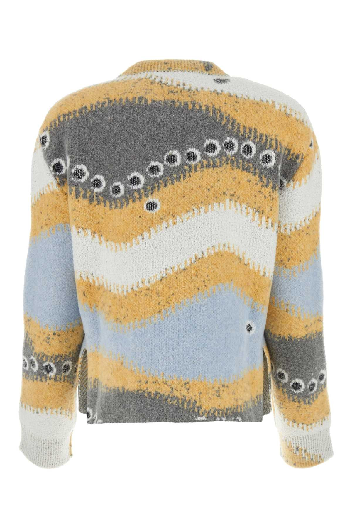 Loewe Women Multicolor Stretch Wool Blend Sweater - 2